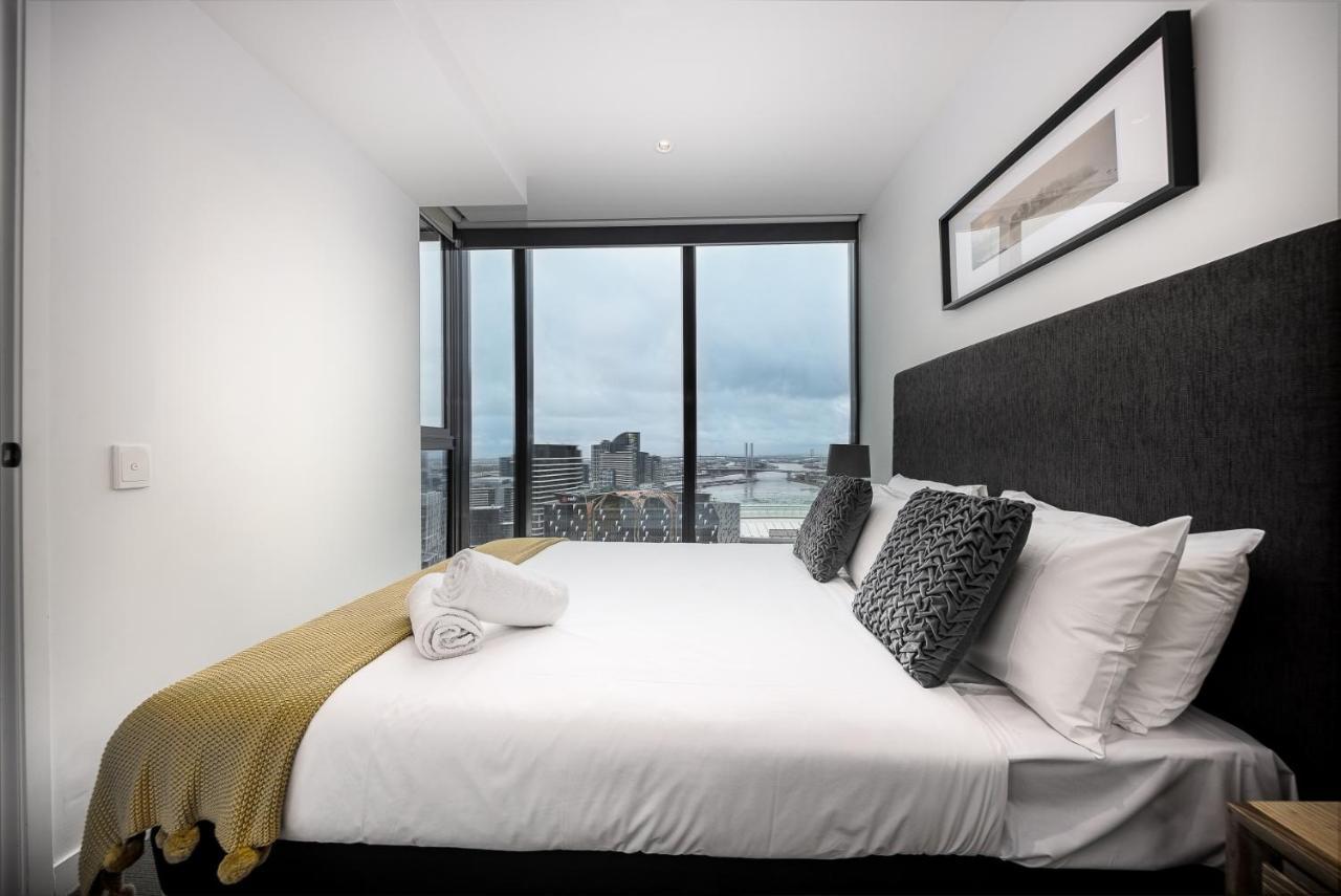 Hudson Sea View Apartments Southern Cross Station Cbd Melbourne Pokoj fotografie